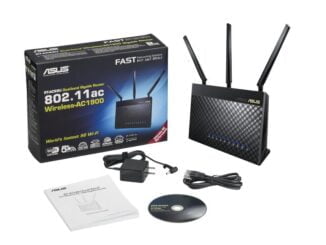 Dvoupásmový gigabitový Wi-Fi router Asus RT-AC68U