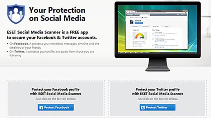 ESET Social Media Scanner
