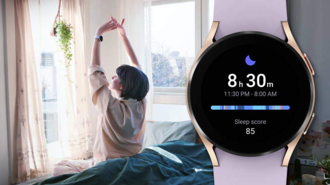 Galaxy-Watch4-Lifestyle-KV_Sleep-Coaching_2P aktualizace pro hodinky Samsung Galaxy Watch 4
