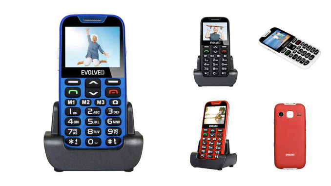 mobilní telefon pro seniory EVOLVEO EasyPhone XD