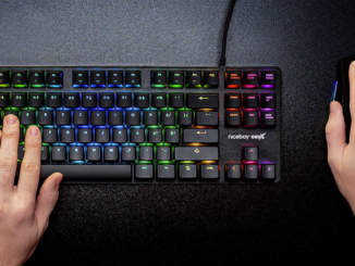 kompaktní herní klávesnice Niceboy ORYX K500X