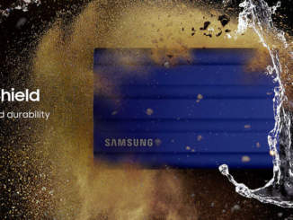 odolný přenosný SSD disk Samsung T7 Shield