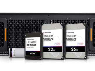 pevné disky Western Digital s kapacitou 22 TB a 26 TB