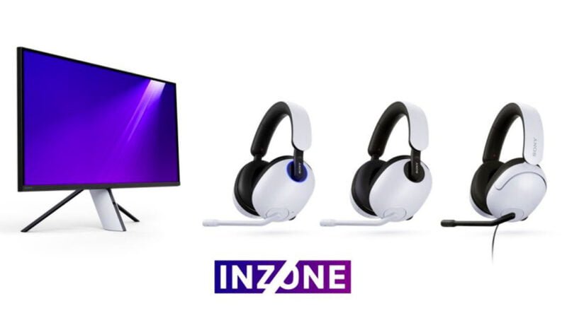 herní monitory a headsety Sony INZONE