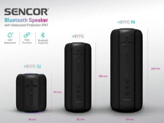 bezdrátové voděodolné reproduktory Sencor HYPE
