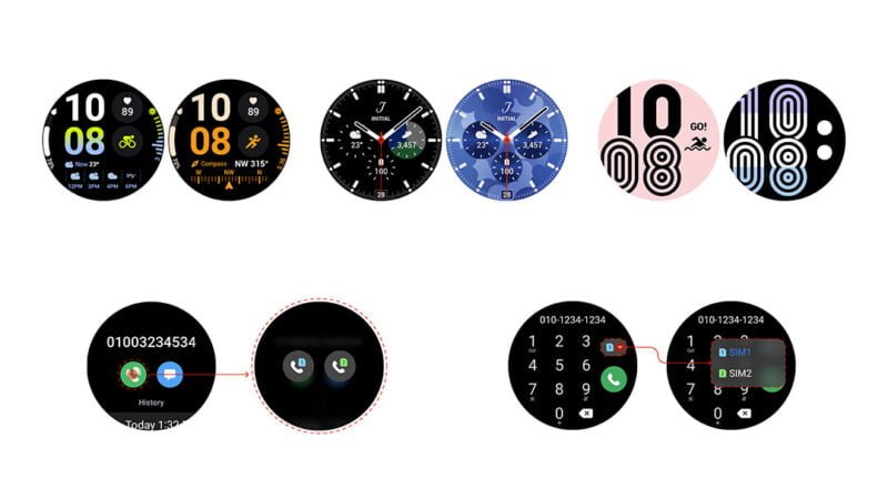 Samsung One UI Watch4.5 pro hodinky Galaxy Watch4