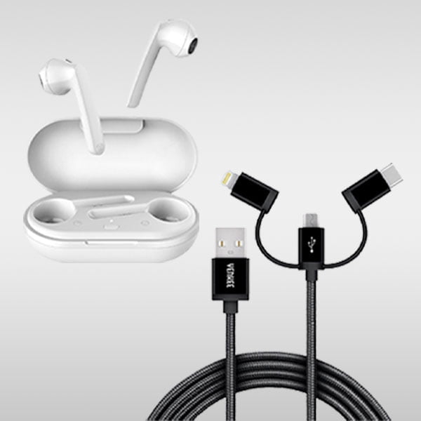 Yenkee kabel YCU 400 a sluchátka YHP 01BT WE