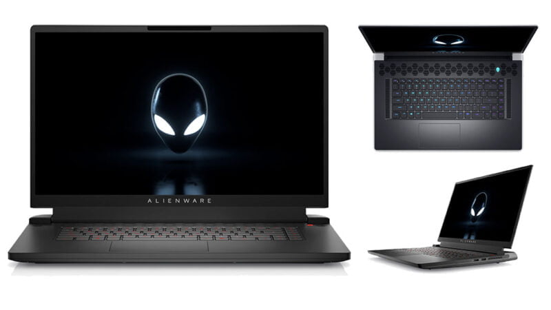 herní notebook Alienware m17 R5 s 480Hz displejem