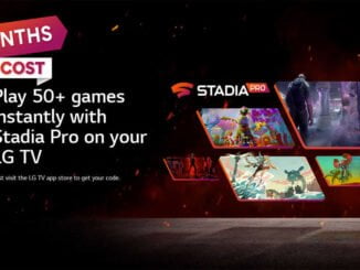 LG TV Google Stadia Pro zdarma