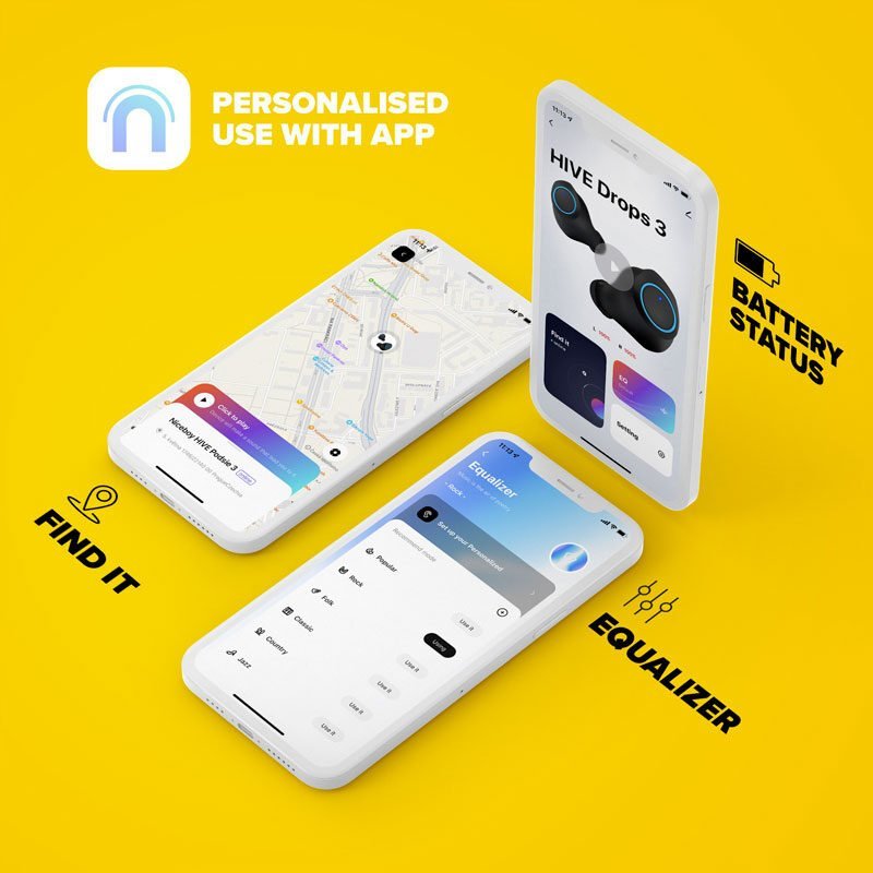 Sluchátka Niceboy HIVE Drops 3 s aplikací Niceboy ION