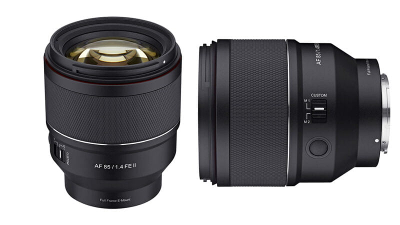 portrétní objektiv Samynag FE 85mm 1.4 II pro Sony FE