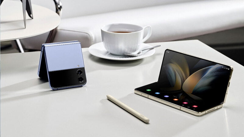 ohebný skládací telefon Samsung Galaxy ZFold4 a ZFlip4