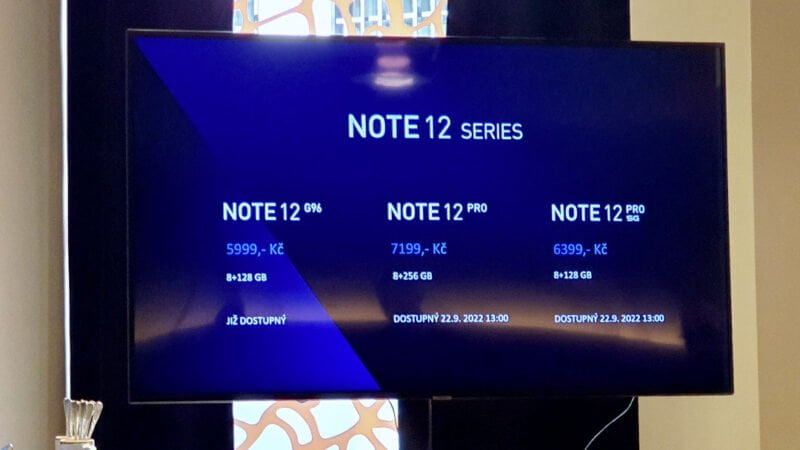 telefon Infinix Note 12 PRO cena v akci