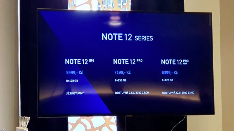 telefon Infinix Note 12 PRO cena v akci
