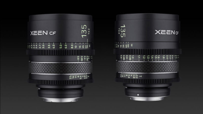 filmový objektiv Samyang Xeen CF 135 mm T2.2