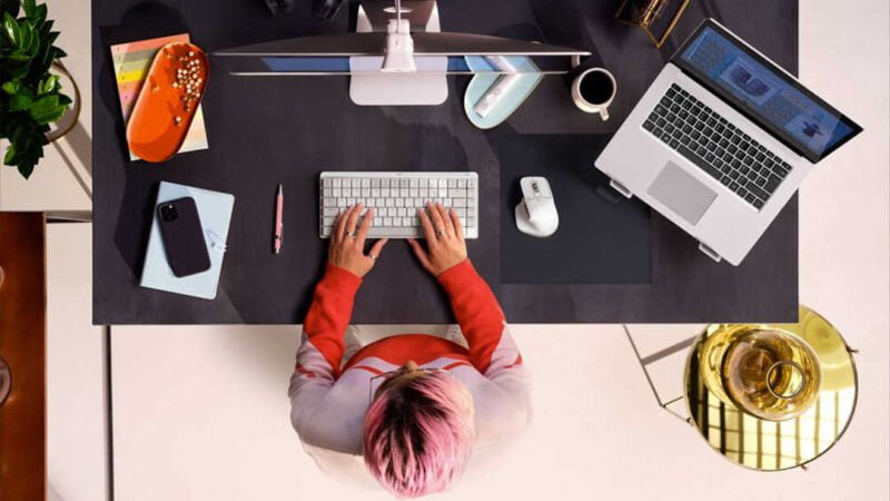 klávesnice myši Logitech designed for Mac