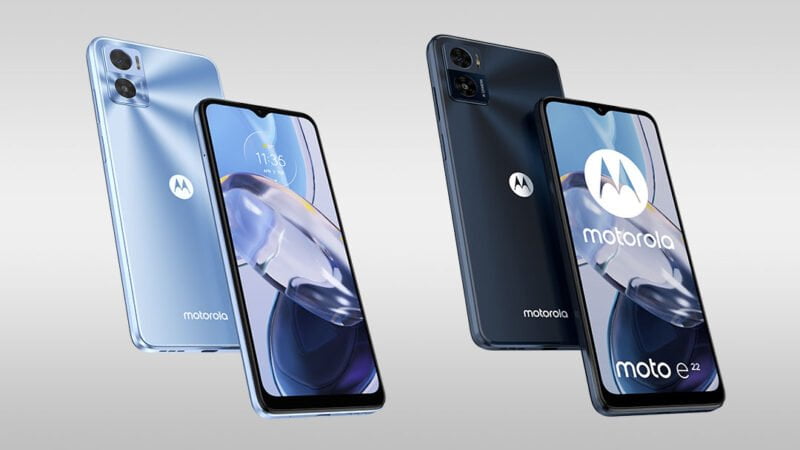 chytrý telefon smartphone Motorola moto e22