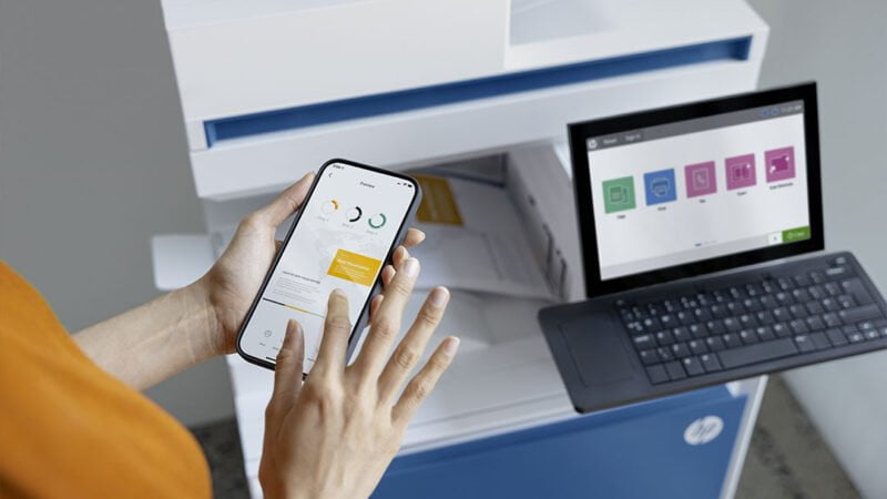 multifunkční zařízení MFP HP LaserJet Managed E700