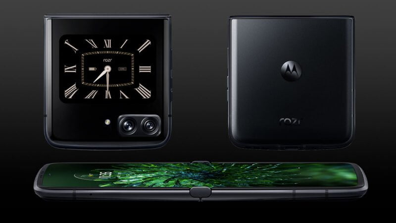chytrý skládací telefon s ohebným displejem motorola razr 2022 cena