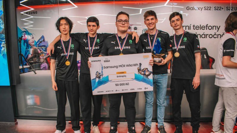 Samsung MČR LoL Wild Rift vítěz Entropiq