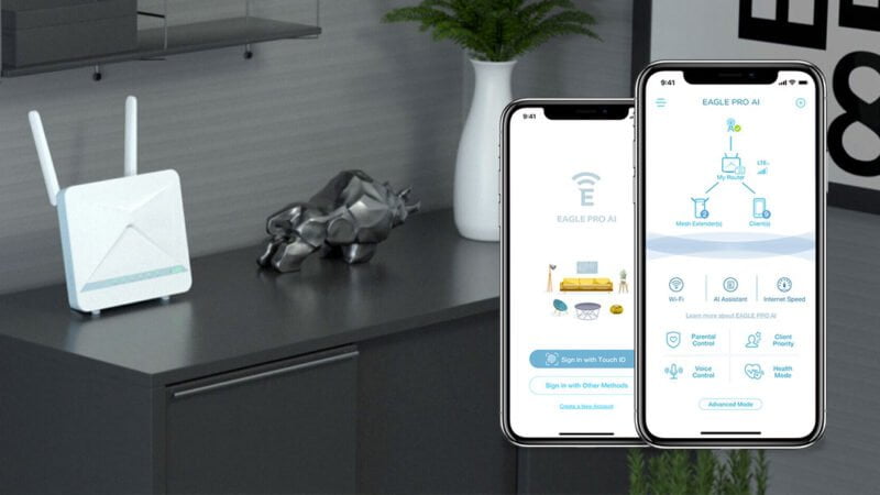 D-Link aplikace EAGLE PRO AI