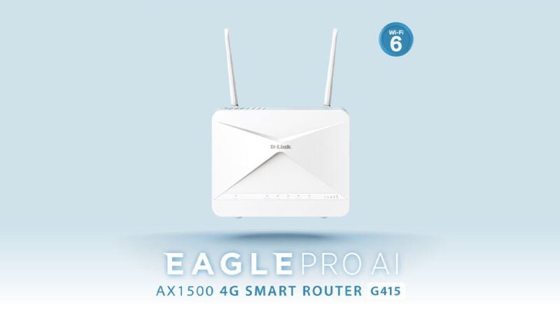 D-Link smart router AX1500 4G (G415) cena