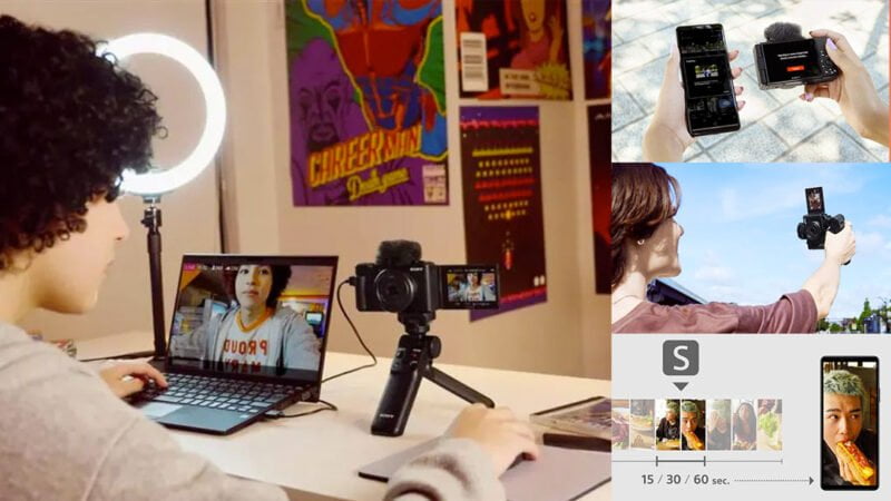 vlogovací fotoaparát Sony ZV 1F cena