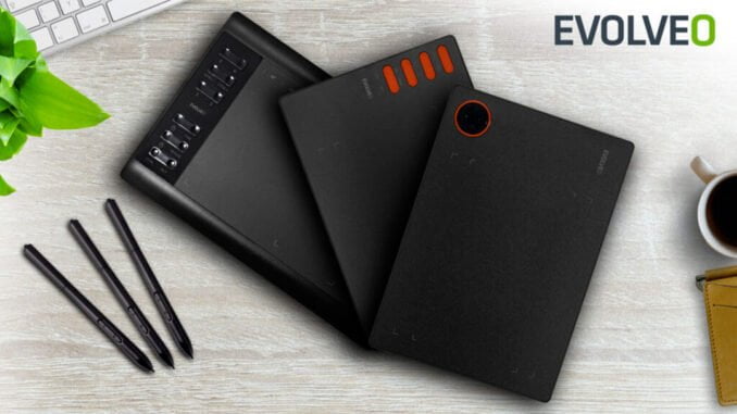 tablety-Evolveo-Grafico-T8-T12-TW-001 grafické tablety Evolveo Grafico T8 T12 TW cena
