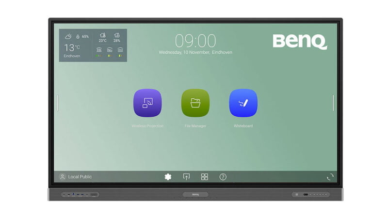 velkoformátový interaktivní displej BenQ RP03 -BenQ RP6503, BenQ RP7503 a BenQ RP8603, cena