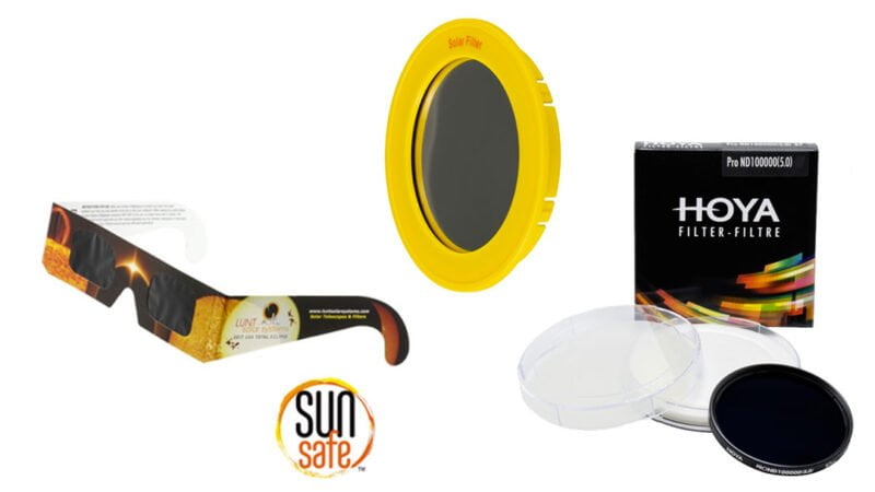 brýle a filtry pro sledování zatmění Slunce 2022