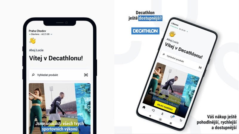 nová aplikace Decathlon pro Android a iOS download stažení