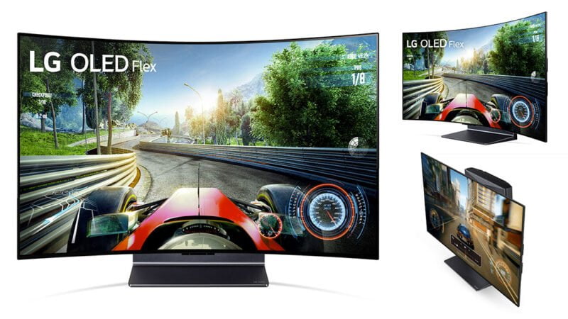 televize s ohebným displejem LG OLED Flex LX 3 cena