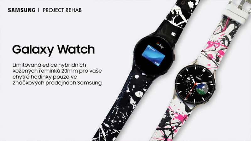 limitovaná edice řemínků Project Rehab pro chytré hodinky Samsung Galaxy Watch cena