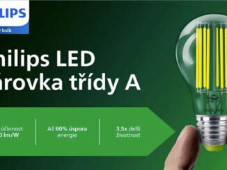 úsporné žárovky Philips třídy A s prodlouženou životností