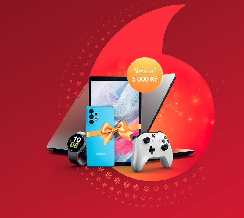 Vánoce Vodafone, telefon notebook tarif cena v akci