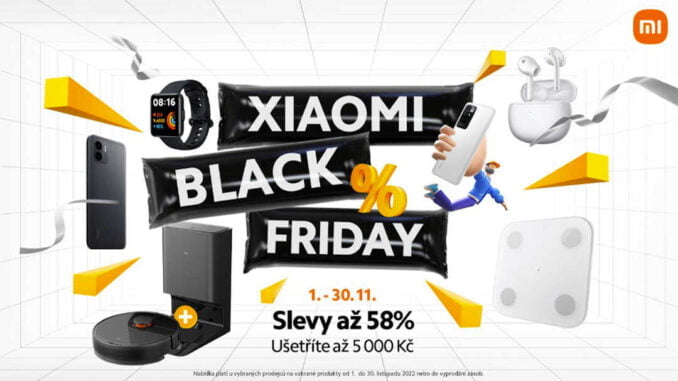 Xiaomi Black Friday telefon hodinky vysavač cena v akci