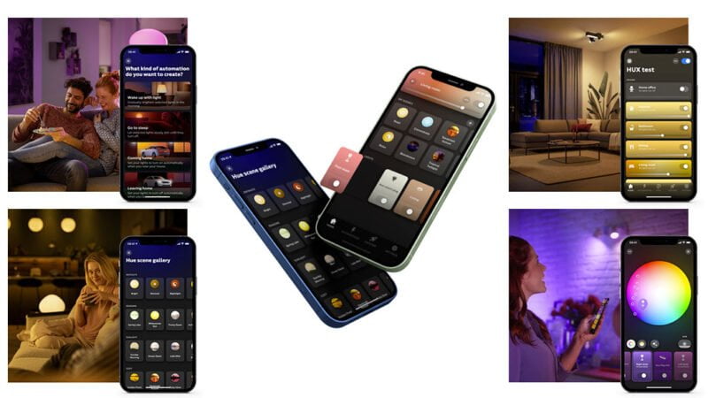 chytré osvětlení Philips Hue aplikace