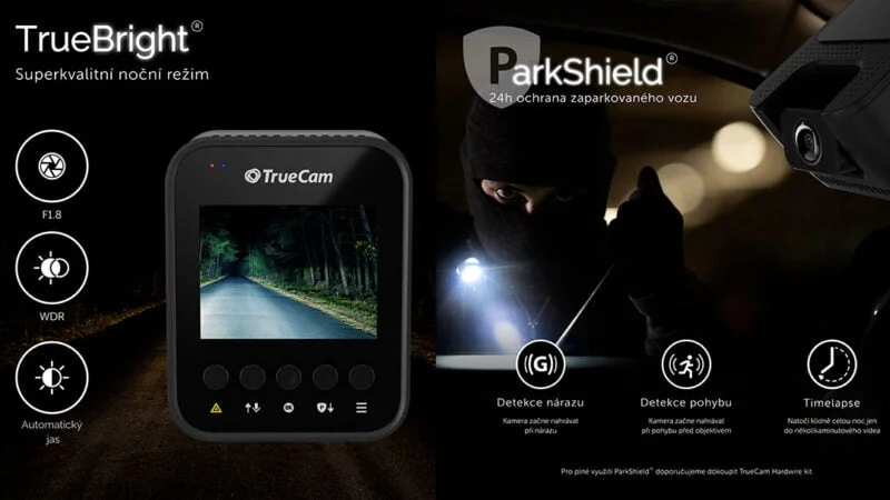 autokamera TrueCam H25 GPS 4K cena