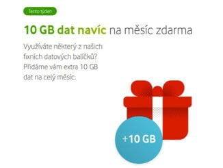 Vodafone Vánoce 10 GB dat