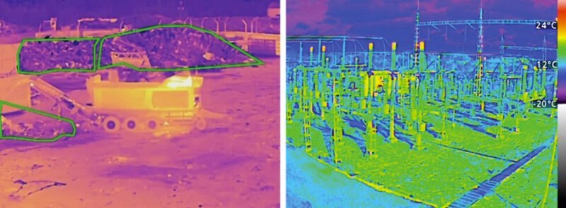 termokamera Axis Q1961-TE sledování teplot