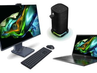 All-in-one Acer Aspire S, notebook Acer Aspire 5, reproduktor Acer Halo Swing cena