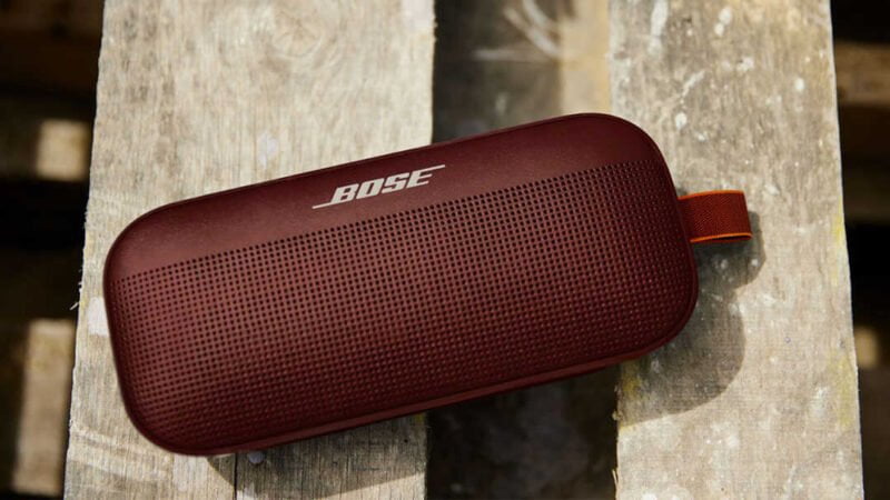 odolný Bluetooth reproduktor Bose SoundLink Flex Carmine Red cena