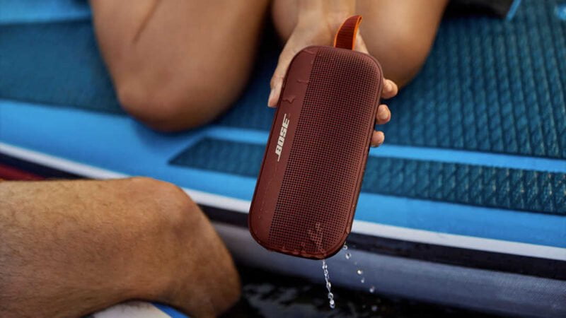 odolný Bluetooth reproduktor Bose SoundLink Flex Carmine Red cena
