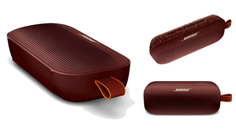 odolný Bluetooth reproduktor Bose SoundLink Flex Carmine Red cena