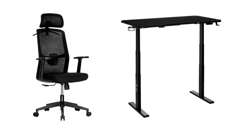 průzkum ergonomie kancelářský stůl židle CZC