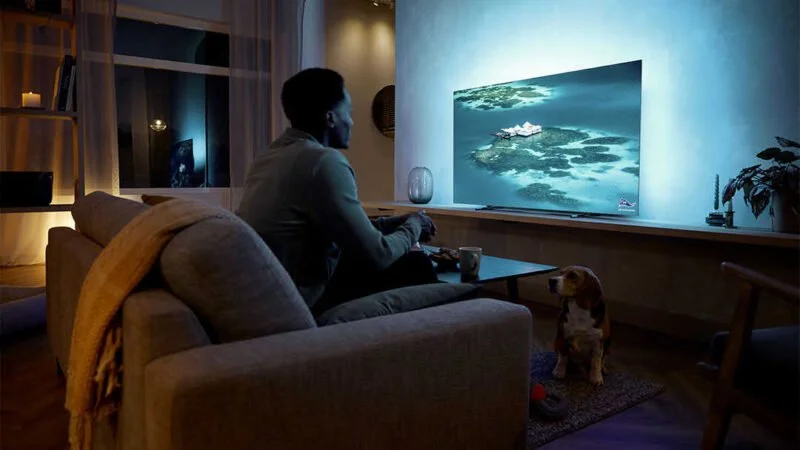 Televize Philips Ambilight TV OLED707 48OLED707 55OLED707 65OLED707 cena