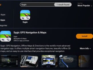 Sygic GPS navigace AllGo App Stores Visteon
