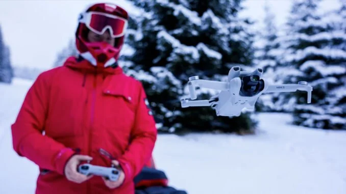 dron_dji_letani_zima dron létání zima rady tipy předletová příprava