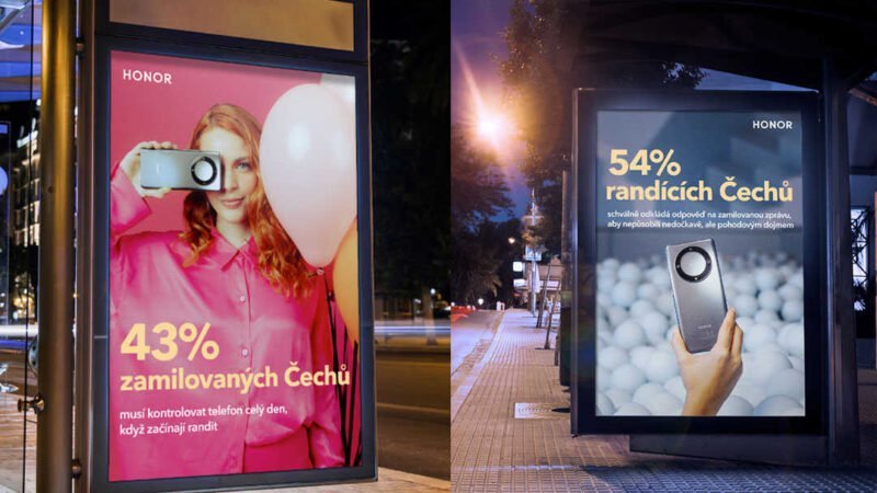 HONOR Valentýnský průzkum mobil rande vztahy