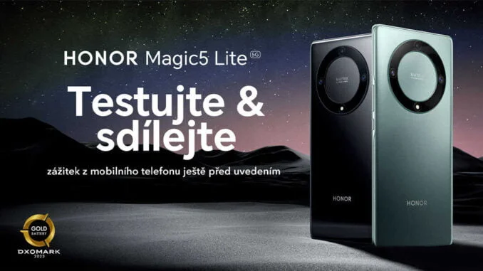 Honor Magic5 Lite test soutěž